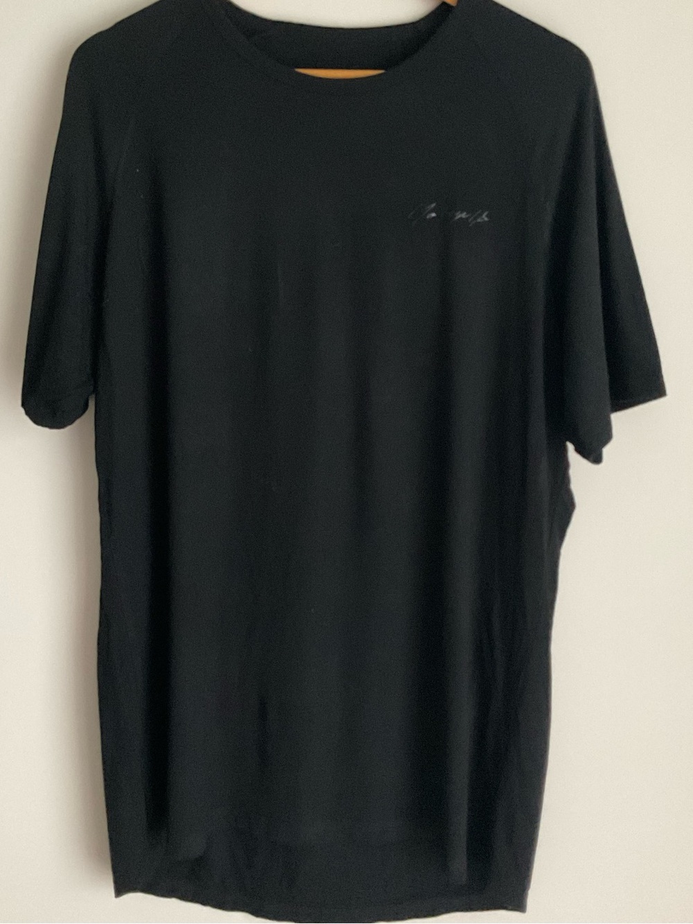 YoungLA Shirt Mens XL Black Short Sleeve Athletic Gym Workout Performance Tee